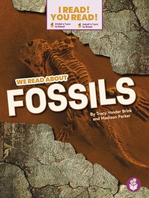 cover image of We Read About Fossils